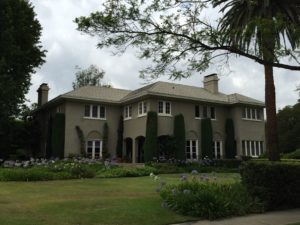Mediterranean estate with mature landscaping
