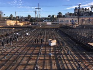 Foundation slab prep with electrical conduit stub-ups